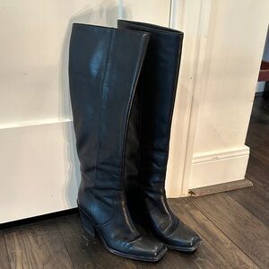 Loeffler Randall Black Over the Knee Boots